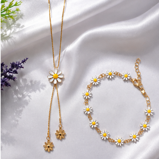 Daisy Bloom Jewelry Set