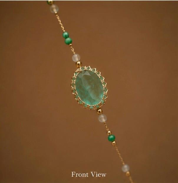 Emerald Bloom Bracelet