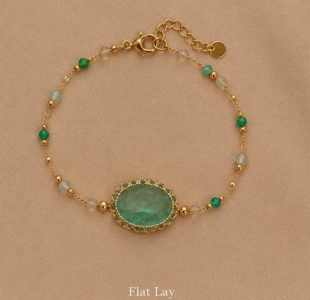 Emerald Bloom Bracelet