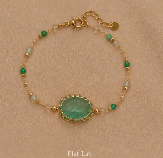 Emerald Bloom Bracelet
