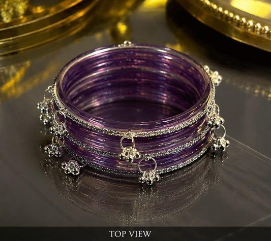 Violet Jelly Bangles